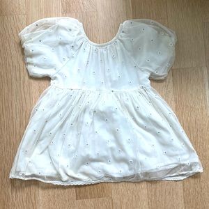 Zara toddler tulle white dress 18-24M SOLD